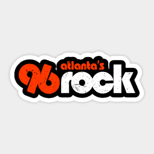 96 Rock Radio Sticker